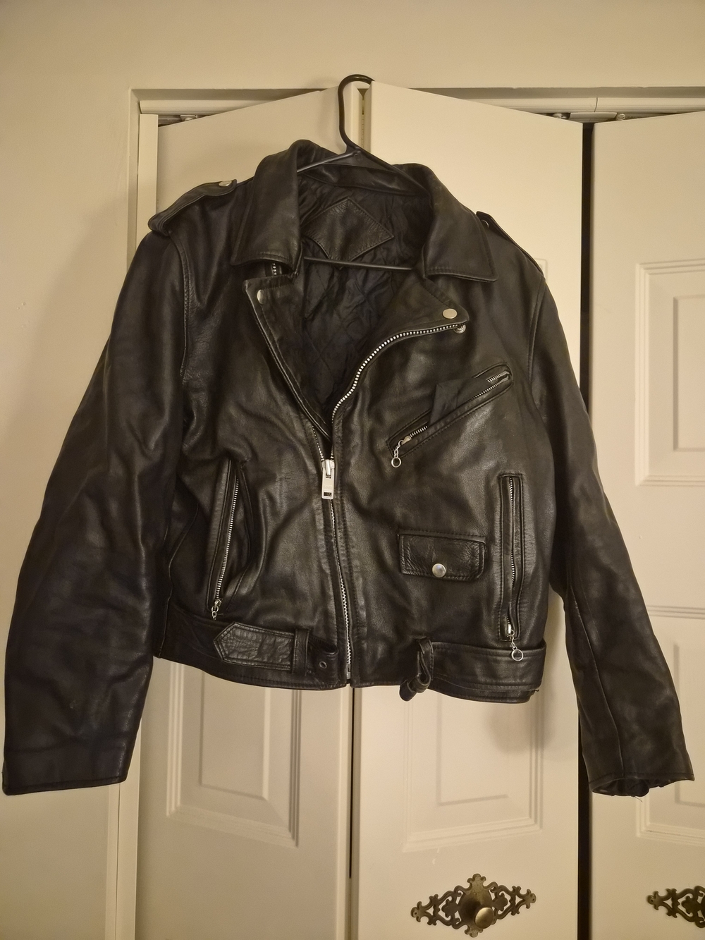 Black Motorcycle Jacket
